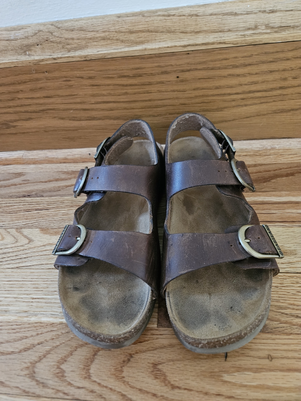 Eastland Leather Double Buckle Sandals Sz 40/9M